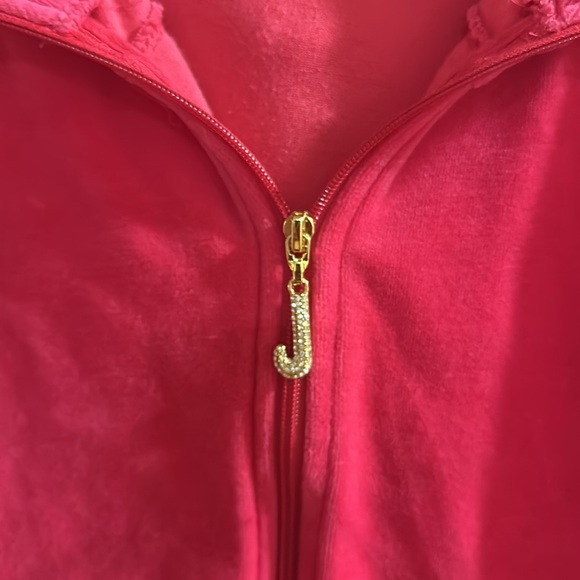 Juicy Couture classic Cotton Velour Hoodie - Picture 3 of 6